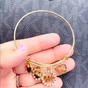 Fashion inspired Mk with charms bracelet